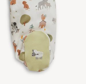MAGNETIC FOOTIE - PREEMIE TAKE ME HOME FUNNY FARM 3pc  SET