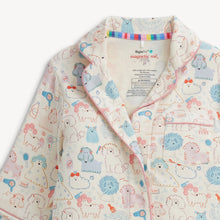 Load image into Gallery viewer, MAGNETIC ME RF L/S PAJAMA SET WITH PIPING - POODLE PAWLOR
