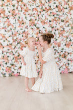 Load image into Gallery viewer, MARVELOUS MARIGOLDS SMOCKED RUFFLE DRESS
