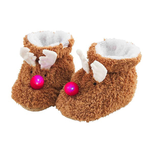 LIGHT UP HOLIDAY SLIPPERS - SANTA