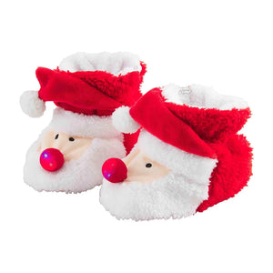 LIGHT UP HOLIDAY SLIPPERS - SANTA