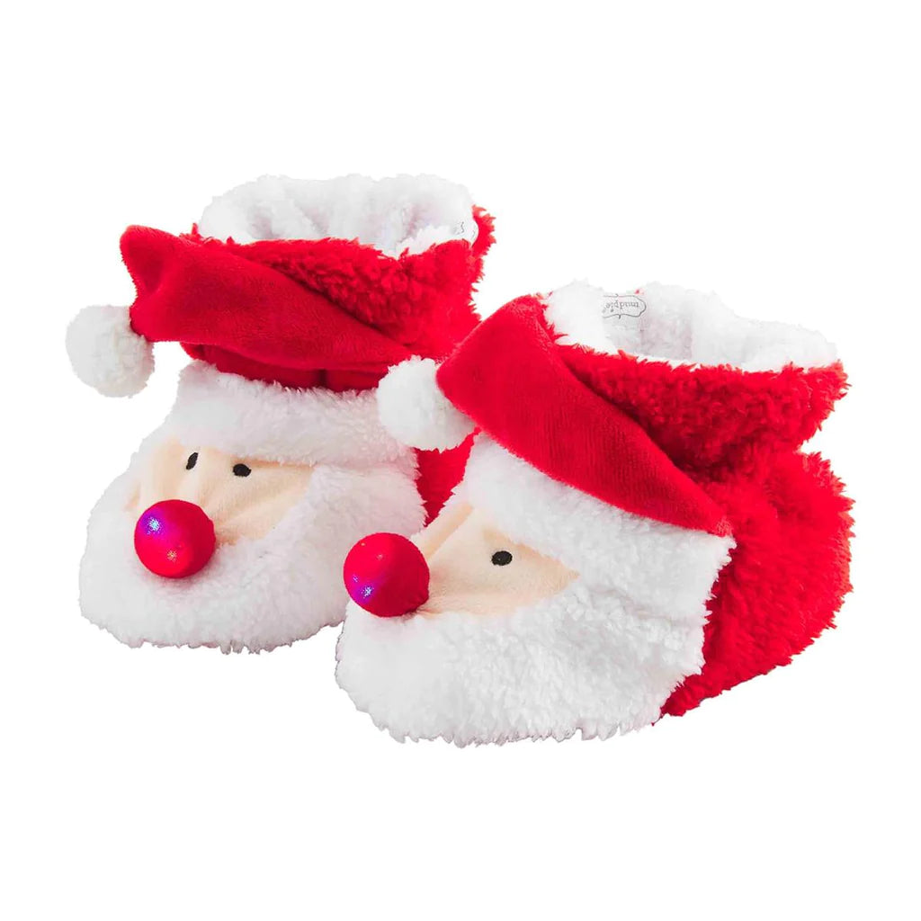 LIGHT UP HOLIDAY SLIPPERS - SANTA