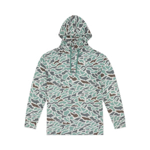 BURLEBO ADULT PERFORMANCE HOODIE - RETRO DUCK CAMO