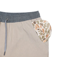 Load image into Gallery viewer, BURLEBO ATHLETIC SHORT - HEATHER KHAKI
