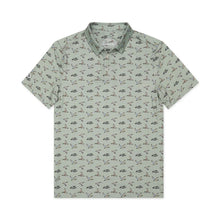 Load image into Gallery viewer, BURLEBO PERFORMANCE POLO - FLYING DUCK GREEN
