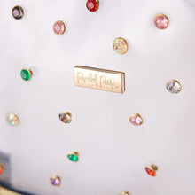 Load image into Gallery viewer, BEJEWELED CLEAR VINYL BACKPACK - LARGE
