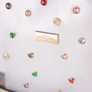 BEJEWELED CLEAR VINYL BACKPACK - LARGE