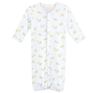 BABY DUCKIES PRINTED GOWN