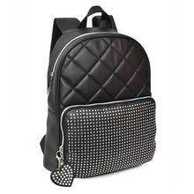 Load image into Gallery viewer, QUILTED RHINESTONE BACKPACK - LARGE
