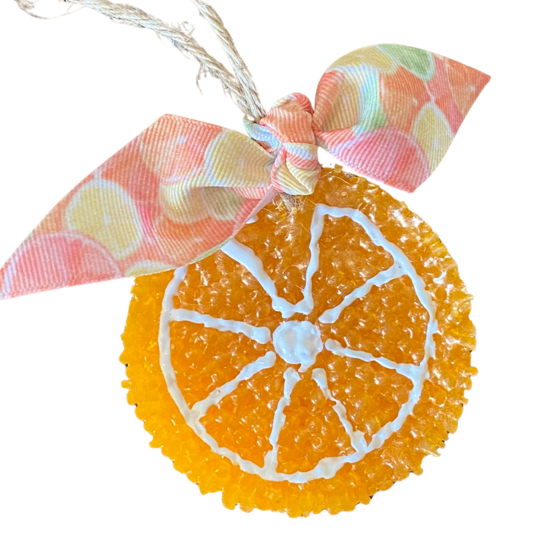 ORANGE SLICE CAR FRESHIE
