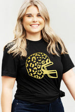 Load image into Gallery viewer, GOLD LEOPARD HELMET T-SHIRT
