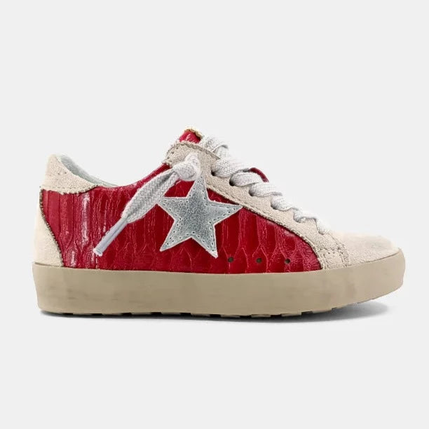 PAULA TODDLER SNEAKERS - RED