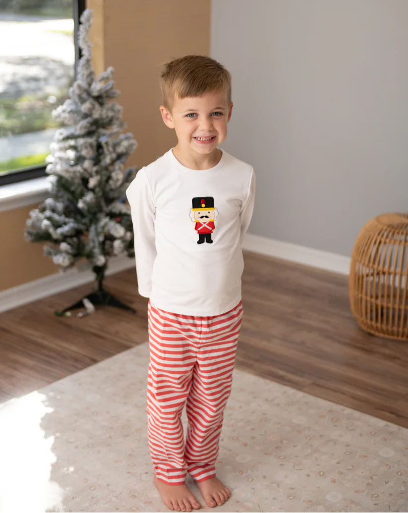 NUTCRACKER SOLIDER APPLIQUE PANT SET