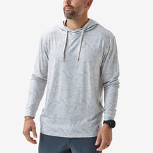 Load image into Gallery viewer, BURLEBO PERFORMANCE HOODIE - DIGI CAMO IVORY
