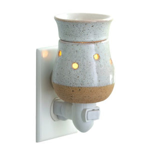 PLUGGABLE FRAGANCE WARMER RUSTIC WHITE