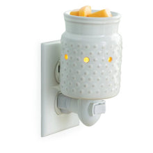 Load image into Gallery viewer, PLUGGABLE FRAGANCE WARMER WHITE HOBNAIL
