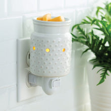 Load image into Gallery viewer, PLUGGABLE FRAGANCE WARMER WHITE HOBNAIL
