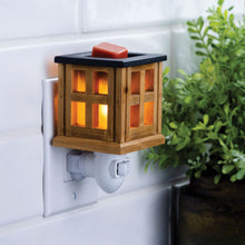 Load image into Gallery viewer, PLUGGABLE FRAGANCE WARMER WOOD LANTERN
