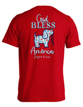 Load image into Gallery viewer, PUPPIE LOVE GOD BLESS AMERICA PUP
