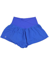 Load image into Gallery viewer, SIMPLY SOUTHERN CROSS WAISTBAND SHORTS-BLUE
