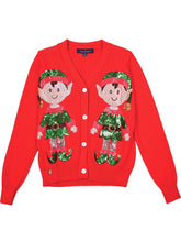 Load image into Gallery viewer, ELF SEQUIN CARDIGAN
