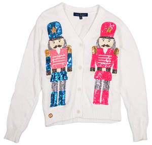 NUTCRACKER SEQUIN CARDIGAN