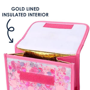 CONFETTI PINK INSULATED LUNCHBOX
