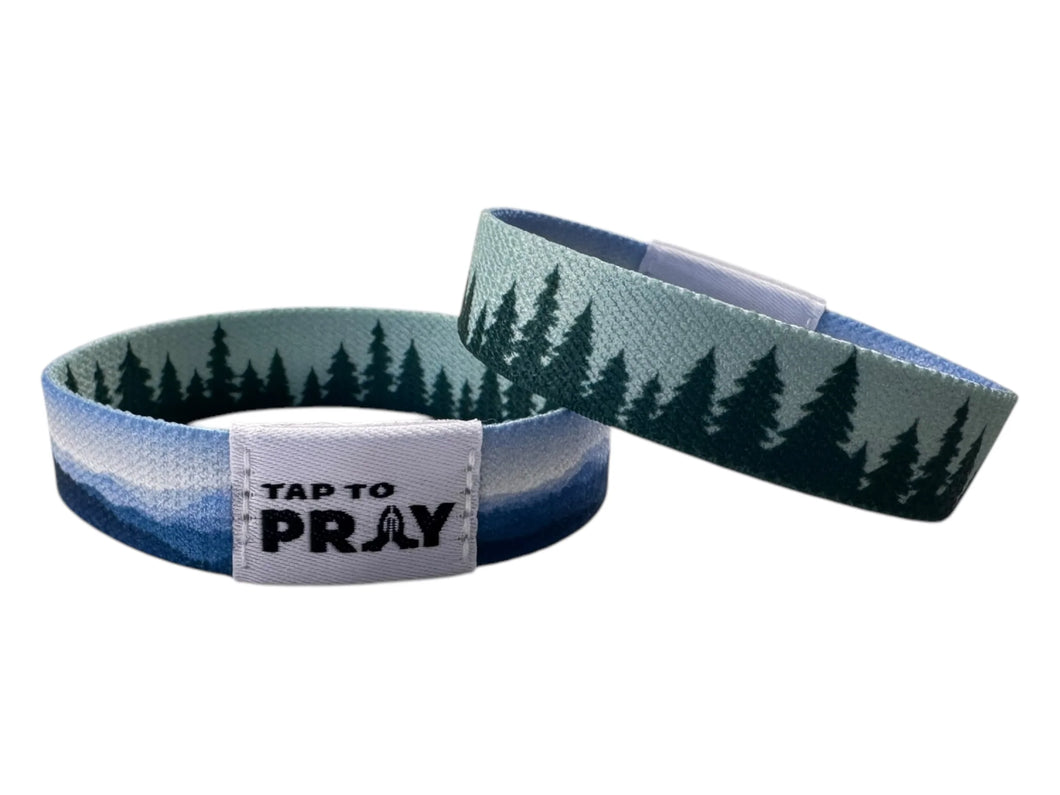 TAP TO PRAY™ WRISTBANDS -MOUNTAINS & FOREST