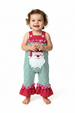 Load image into Gallery viewer, HO HO HO APPLIQUE ROMPER
