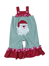 Load image into Gallery viewer, HO HO HO APPLIQUE ROMPER
