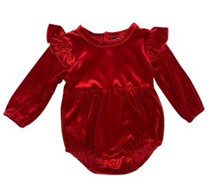 EVERLY L/S RED BUBBLE