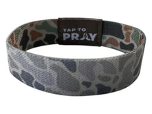 Load image into Gallery viewer, TAP TO PRAY™ WRISTBANDS - RIVER ROCK CAMO &amp; SAGE
