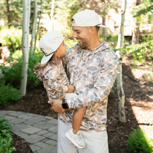BURLEBO YOUTH PERFORMANCE HOODIE - PINTAIL CAMO