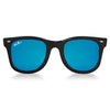 KIDS POLARIZED WEE FARERS® SUNGLASSES / BLACK w/OCEAN BLUE