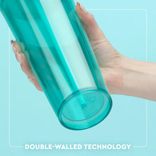 Load image into Gallery viewer, SWIG 24 OZ PLASTIC TUMBLER - SANTA FAVORITE TEACHER
