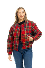 Load image into Gallery viewer, ROYAL STEWART PLAID QUILTED JACKET
