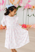 Load image into Gallery viewer, RIBBONS &amp; ROSES RUFFLE TWIRL DRESS
