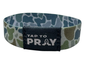 TAP TO PRAY™ WRISTBANDS - RIVER ROCK CAMO MOSS & SLATE