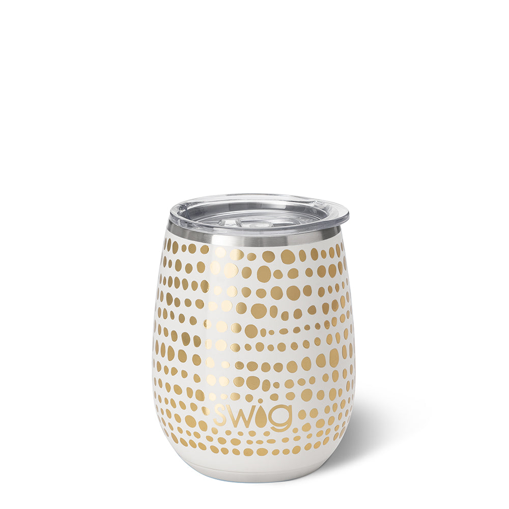 SWIG 14 OZ. STEMLESS STAINLESS STEEL CUP-GLAMAZON GOLD