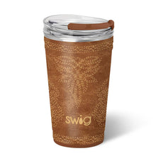 Load image into Gallery viewer, SWIG 24 OZ PARTY CUP SADDLE STITCH COGNAC
