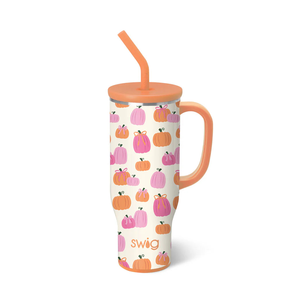 SWIG 30 OZ. MEGA MUG - PUMPKINS AND BOWS