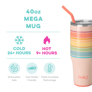 SWIG 40 OZ. MEGA MUG - GOOD VIBRATIONS