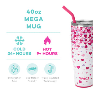 SWIG 40 OZ. MEGA MUG - FALLING IN LOVE