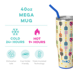 SWIG 40 OZ. MEGA MUG PICKLEBALL