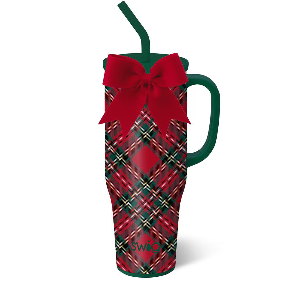 SWIG 30 OZ. MEGA MUG - CHRISTMAS PLAID