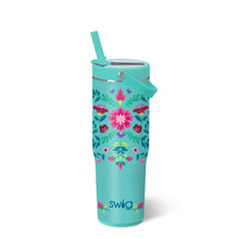 Load image into Gallery viewer, SWIG 30 OZ. LEAKPROOF TO-GO TUMBLER - FLORA AZUL
