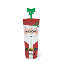Load image into Gallery viewer, SWIG 24 OZ PLASTIC TUMBLER - MR CLAUS
