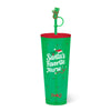 SWIG 24 OZ PLASTIC TUMBLER - SANTA FAVORITE NURSE