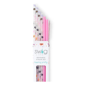 SWIG REUSABLE STRAW SET - SWEET AND SPOOKY