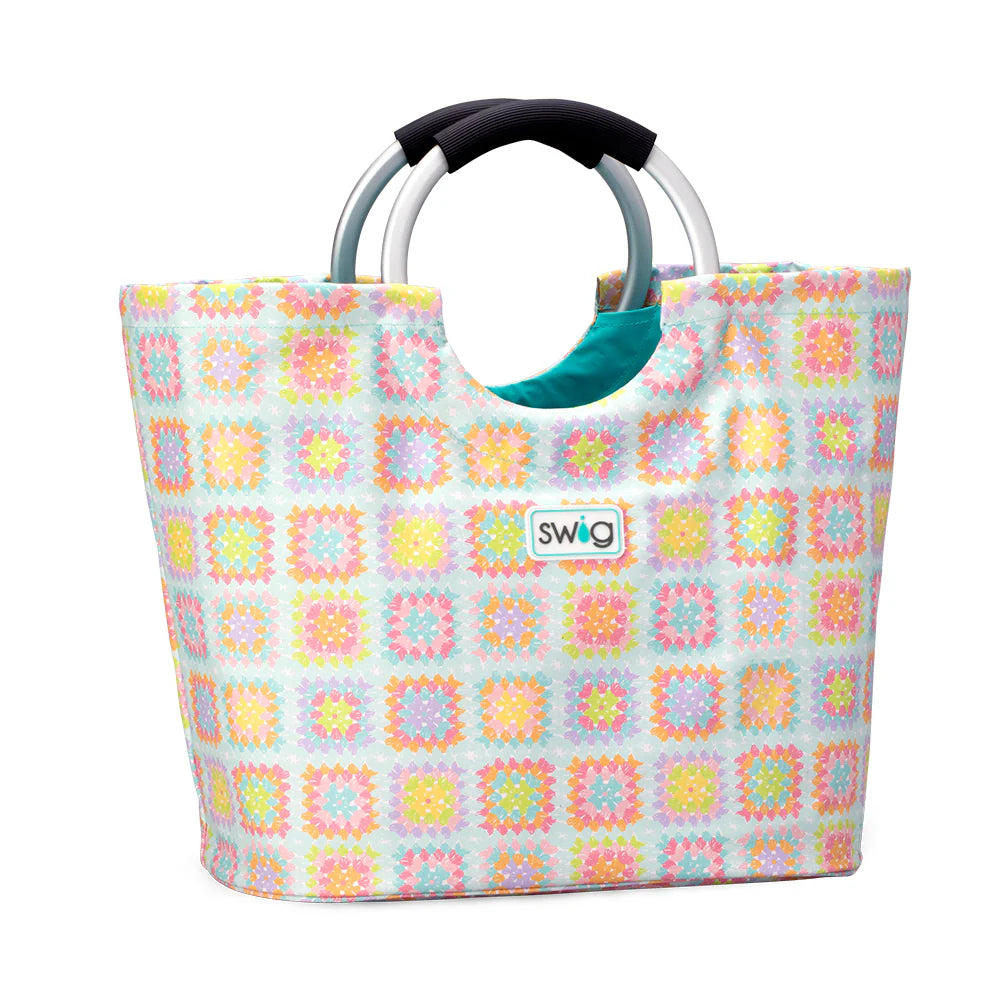 SWIG LOOPI TOTE BAG - GRANNY SQUARES